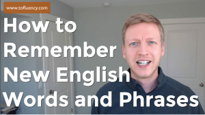 Remember New English Words and Phrases