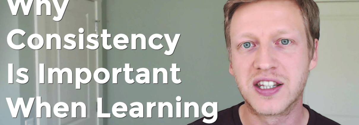 Consistency and Fast Progress to English fluency
