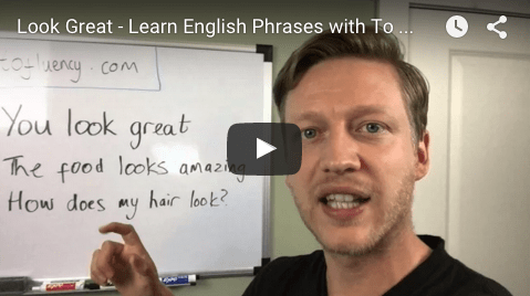 English phrases with look