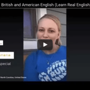 Conversation British and American English