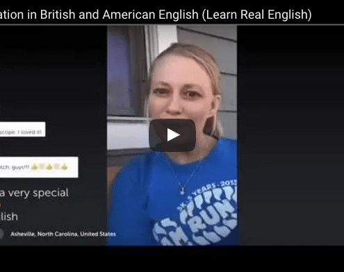 Conversation British and American English