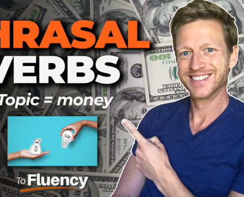 money lesson phrasal verbs